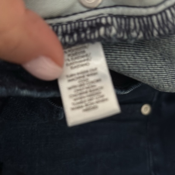 EUC PETITE LOFT HIGH RISE SLIM FLARE JEAN 
DARK WASH SIZE 2 - Picture 7 of 7
